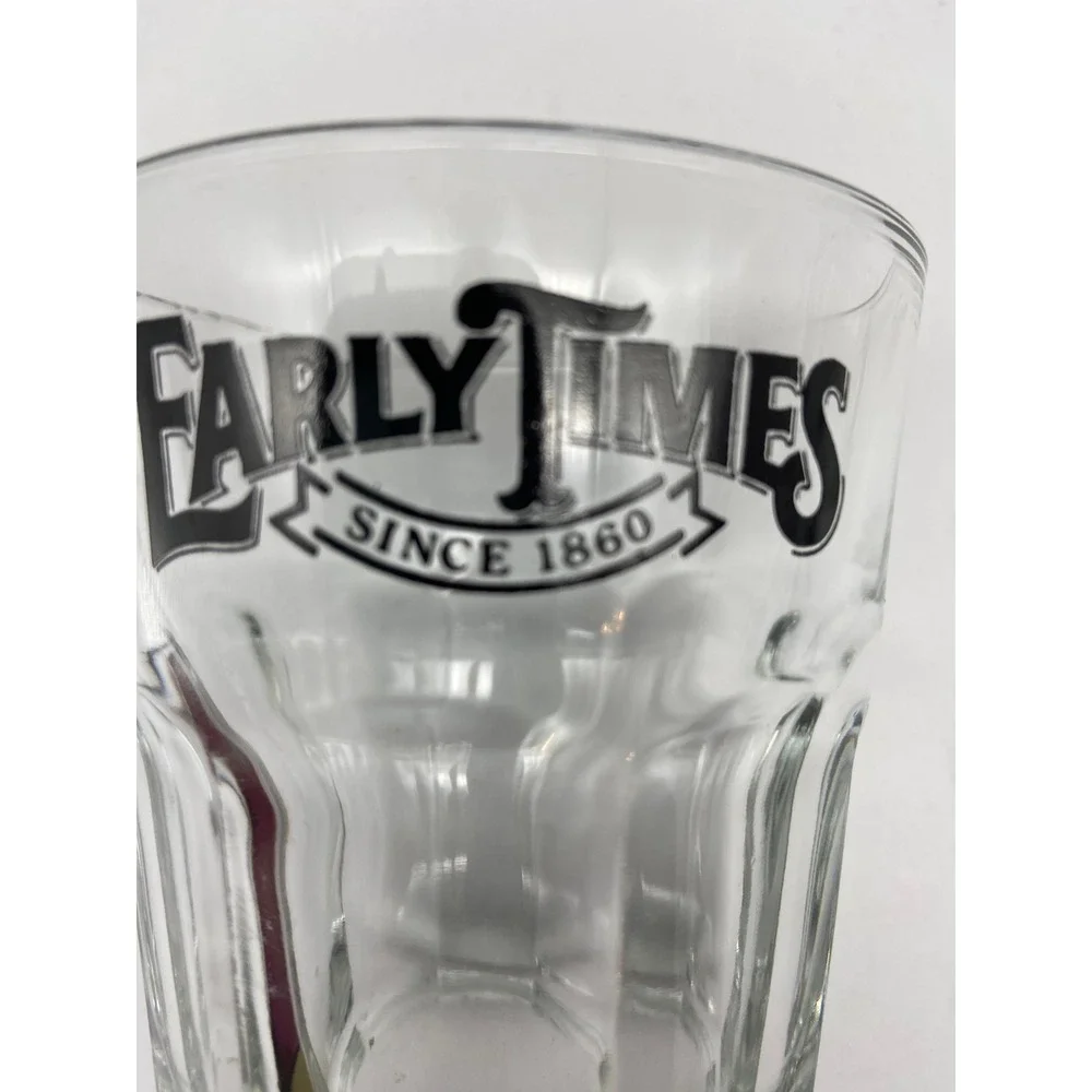 Early Times Since 1860 Whiskey Glasses‎ Set of 5 Tumblers Barware Collectible
